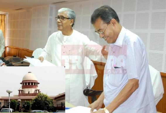 Manik Sarkar- Bhanu  joint effort to deprive Tripura Govt employees : Gov't to challenge HC's verdict in the Supreme Court about 31% pending DA ; Employees fate in Manik's rule likely to be paralyzed  